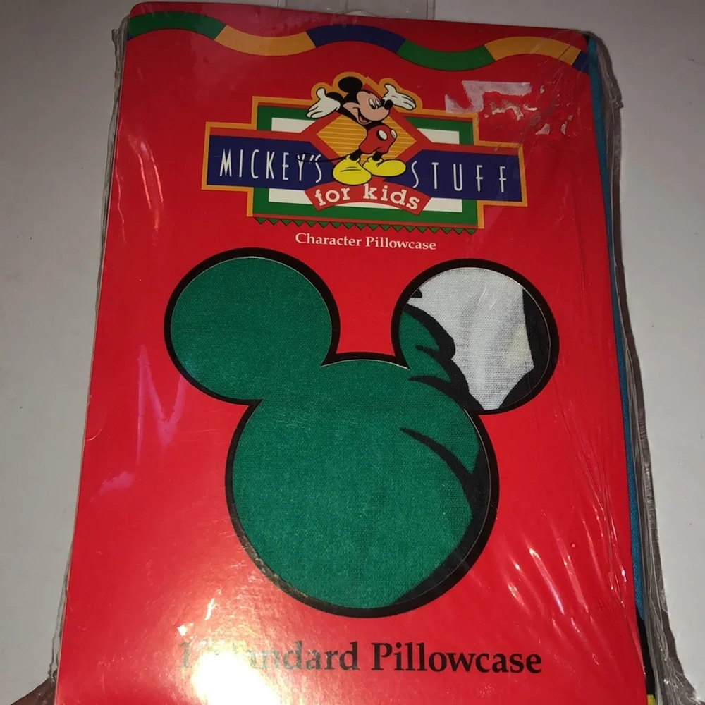 Mickey’s stuff for kids pillowcase Donald Duck 1990s Disney pillowcase NWT